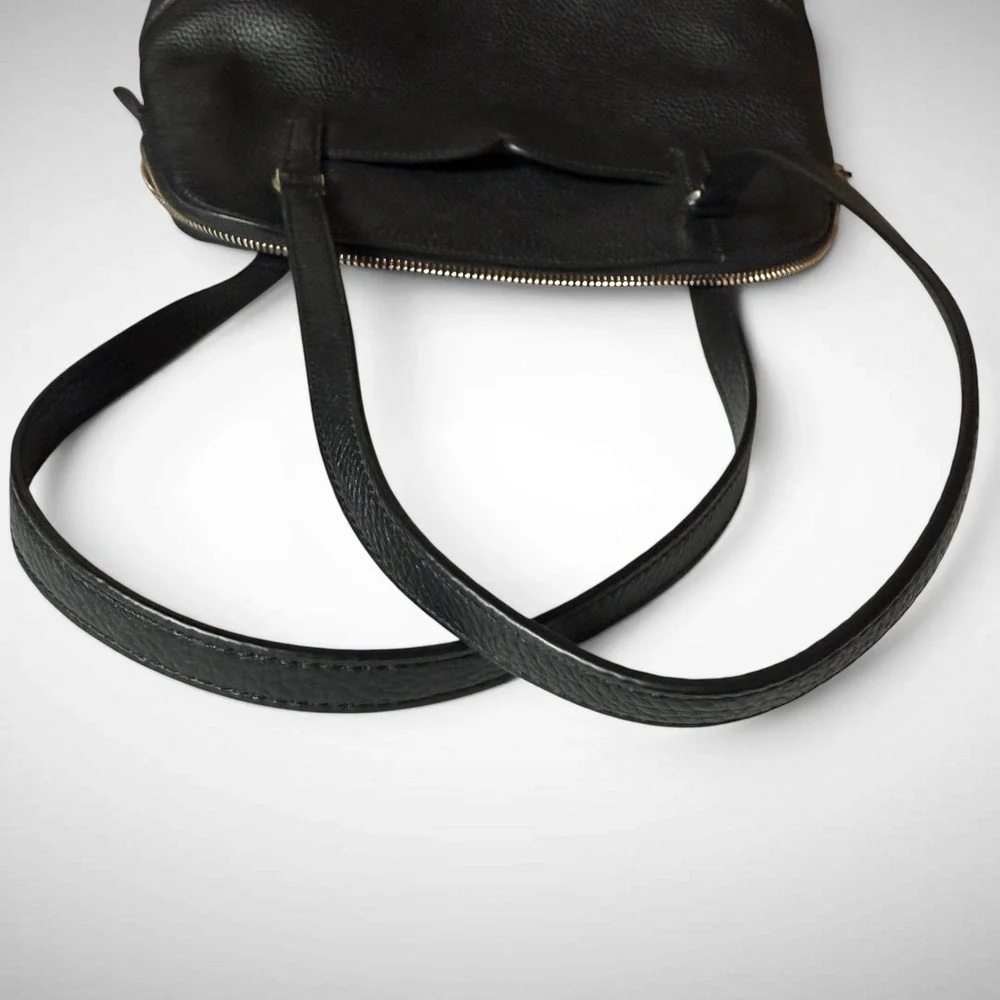 Kate‎ Spade Satchel Black Pebbled Leather Women Medium Dome Bag Professional